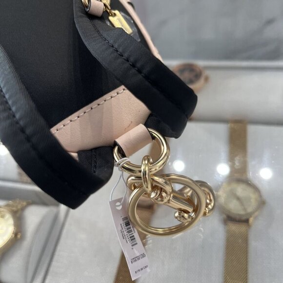 COACH MINI COURT BACKPACK BAG CHARM WITH ROSETTE PRINT CAA68 08XKE - Picture 7 of 11